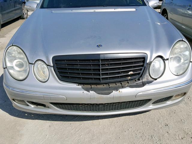 WDBUF65J15A675618 - 2005 MERCEDES-BENZ E 320 SILVER photo 7