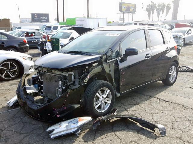 3N1CE2CP5EL372935 - 2014 NISSAN VERSA NOTE BLACK photo 2