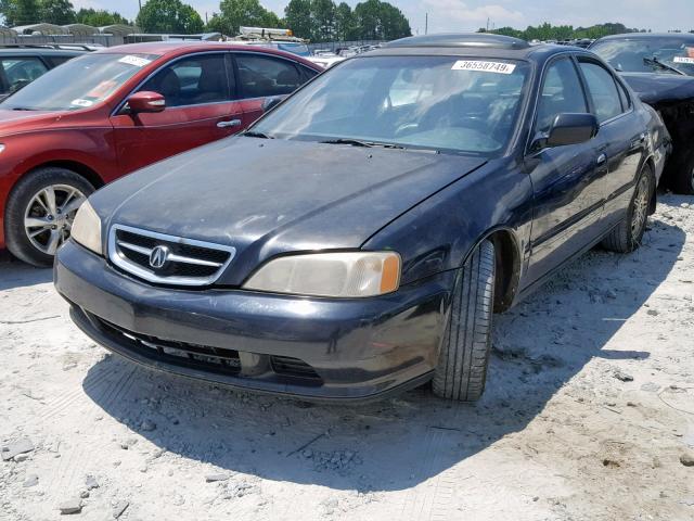 19UUA5671YA029479 - 2000 ACURA 3.2TL BLACK photo 2