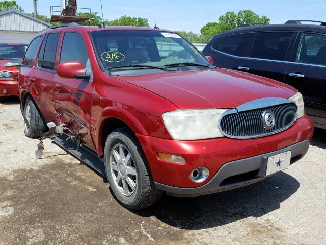 5GADT13S952204529 - 2005 BUICK RAINIER CX RED photo 1