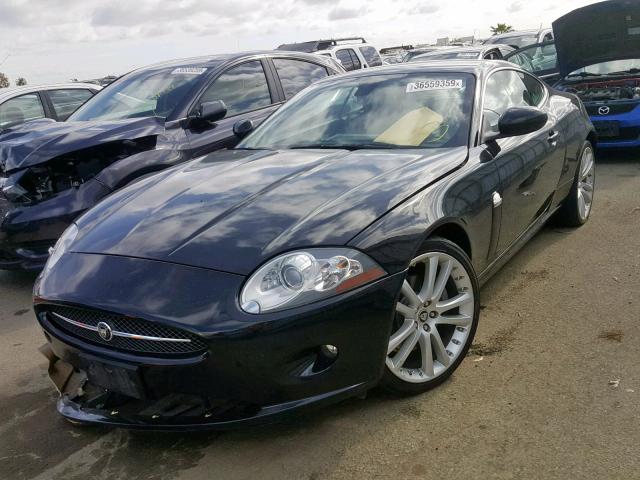 SAJWA43B775B09357 - 2007 JAGUAR XK BLACK photo 2