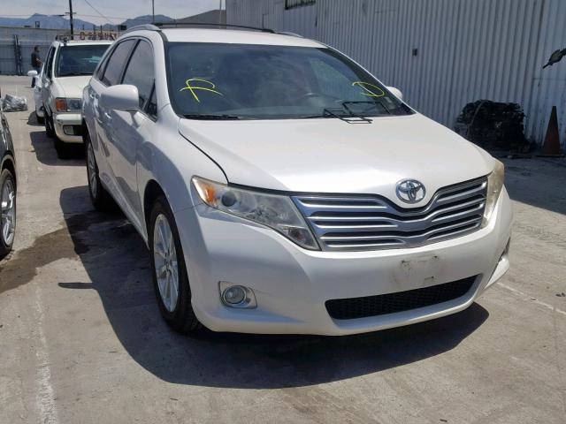 4T3ZE11A09U009781 - 2009 TOYOTA VENZA WHITE photo 1