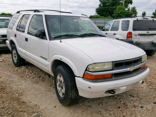 1GNDT13X65K113204 - 2005 CHEVROLET BLAZER WHITE photo 1