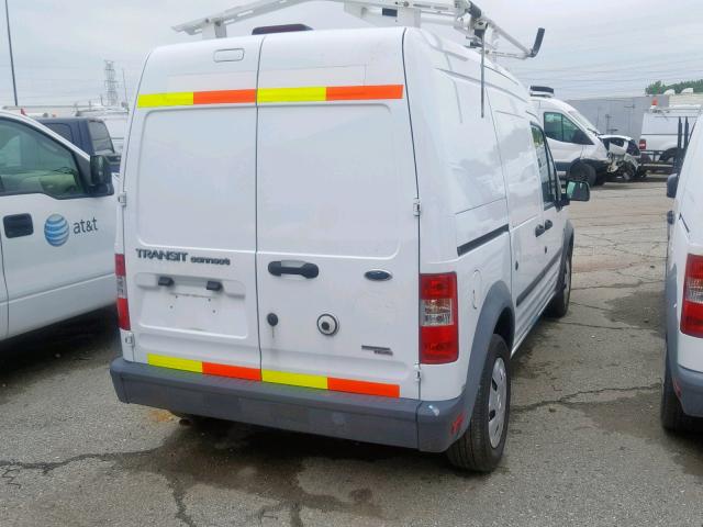 NM0LS7AN9DT139927 - 2013 FORD TRANSIT CO WHITE photo 4