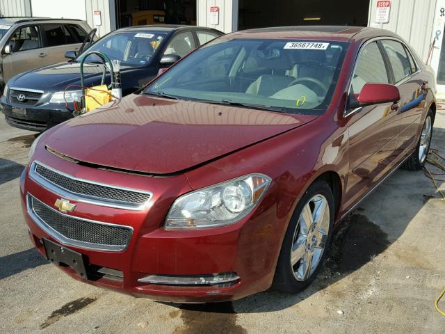 1G1ZD5E73BF302423 - 2011 CHEVROLET MALIBU 2LT MAROON photo 2