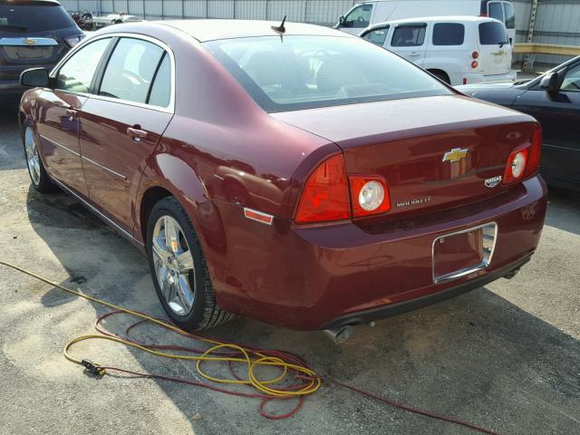 1G1ZD5E73BF302423 - 2011 CHEVROLET MALIBU 2LT MAROON photo 3