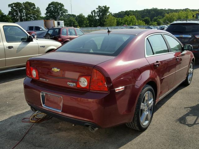 1G1ZD5E73BF302423 - 2011 CHEVROLET MALIBU 2LT MAROON photo 4