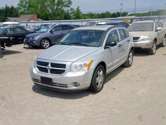 1B3HB48B27D380599 - 2007 DODGE CALIBER SX SILVER photo 2