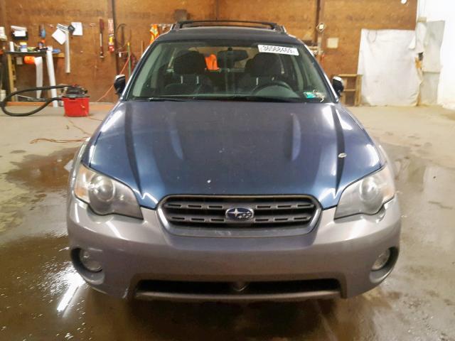 4S4BP61C956325262 - 2005 SUBARU LEGACY OUT BLUE photo 9