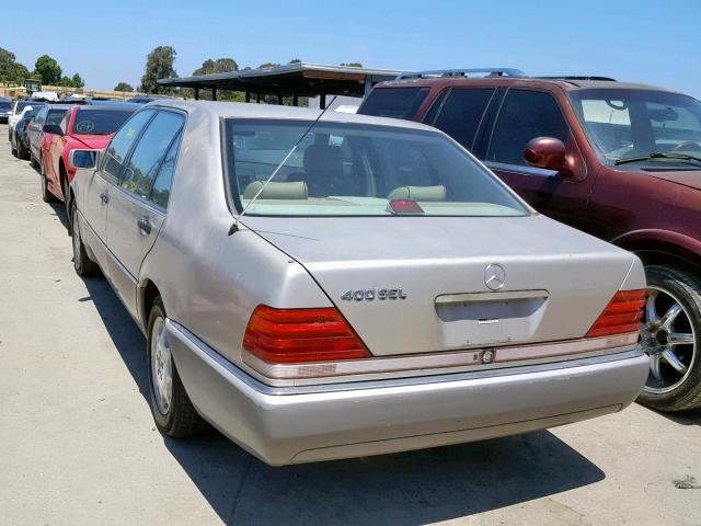 WDBGA43E5PA098276 - 1993 MERCEDES-BENZ 400 SEL BROWN photo 3