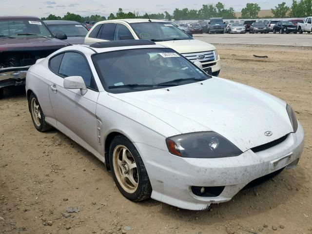 KMHHM65D96U203973 - 2006 HYUNDAI TIBURON GS WHITE photo 1