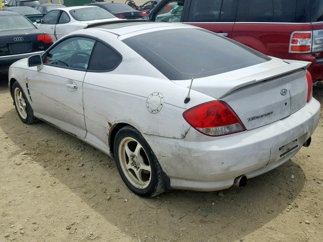 KMHHM65D96U203973 - 2006 HYUNDAI TIBURON GS WHITE photo 3