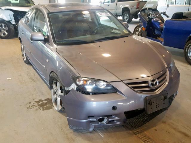 JM1BK323851219074 - 2005 MAZDA 3 S GRAY photo 1