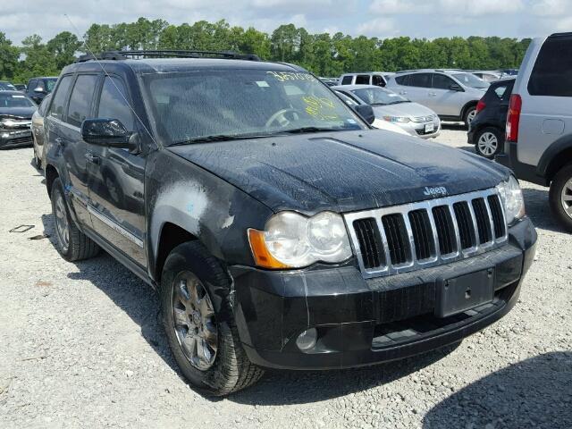 1J8HS58228C112690 - 2008 JEEP GRAND CHER BLACK photo 1