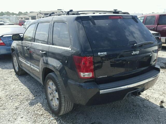 1J8HS58228C112690 - 2008 JEEP GRAND CHER BLACK photo 3