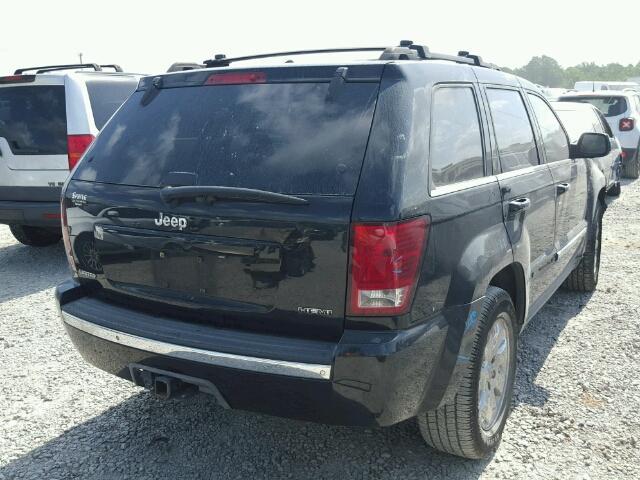 1J8HS58228C112690 - 2008 JEEP GRAND CHER BLACK photo 4