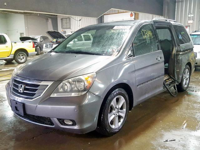 5FNRL38978B007351 - 2008 HONDA ODYSSEY TO GRAY photo 2