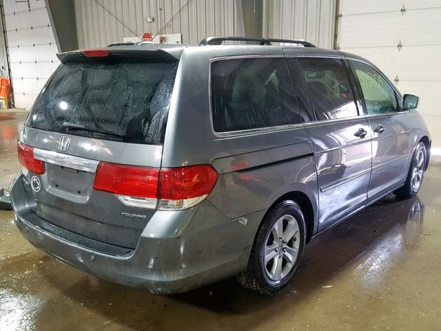 5FNRL38978B007351 - 2008 HONDA ODYSSEY TO GRAY photo 4