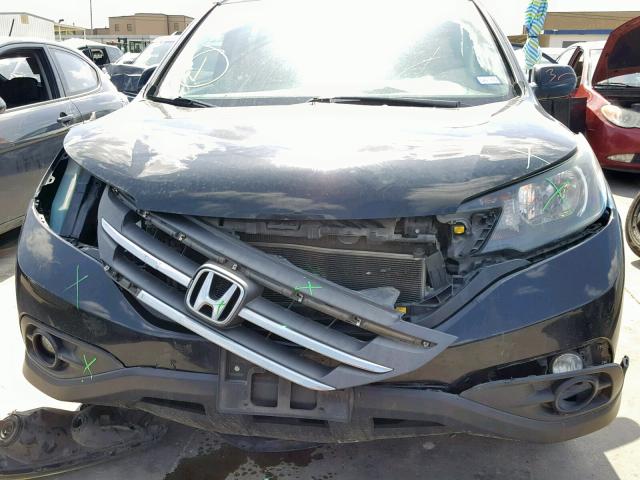 2HKRM3H73DH515484 - 2013 HONDA CR-V EXL BLACK photo 9