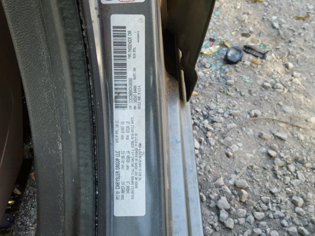 1C3CCBBBXCN160302 - 2012 CHRYSLER 200 TOURIN GRAY photo 10