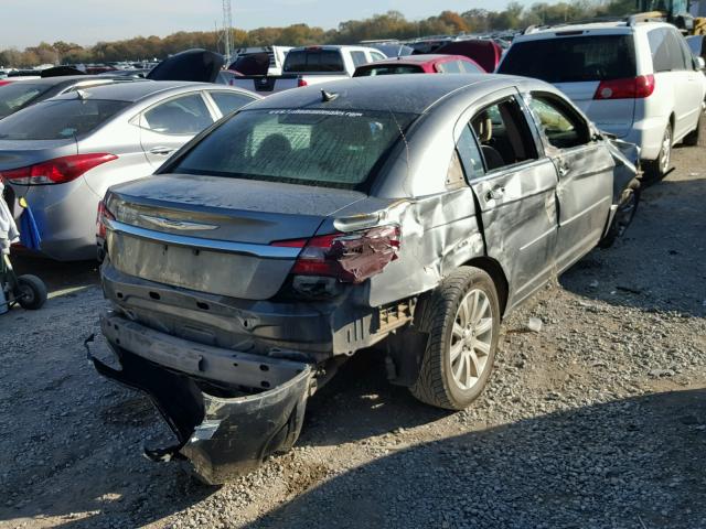 1C3CCBBBXCN160302 - 2012 CHRYSLER 200 TOURIN GRAY photo 4