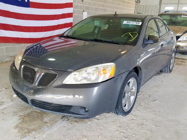 1G2ZH57N784108719 - 2008 PONTIAC G6 GT GRAY photo 2