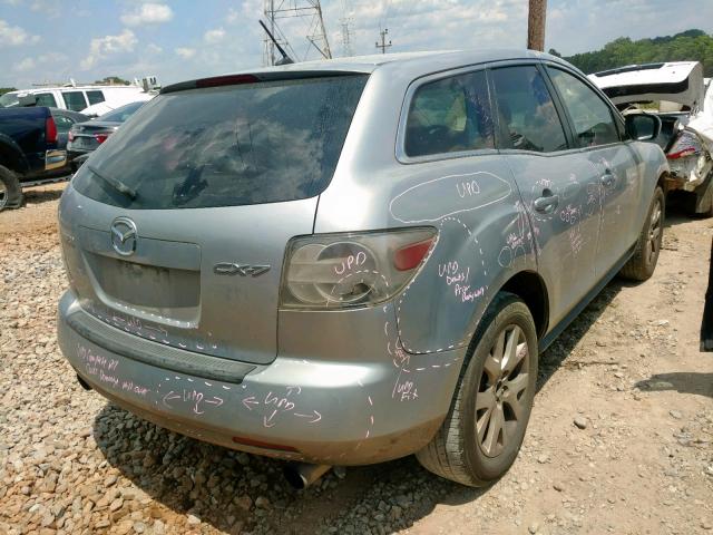 JM3ER293X70166001 - 2007 MAZDA CX-7 SILVER photo 4