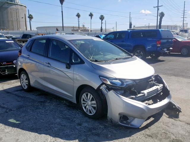 JHMGK5H5XHS021426 - 2017 HONDA FIT LX SILVER photo 1