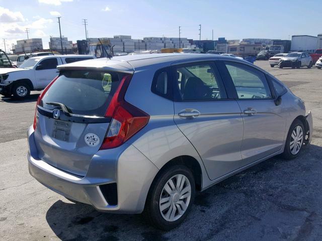 JHMGK5H5XHS021426 - 2017 HONDA FIT LX SILVER photo 4