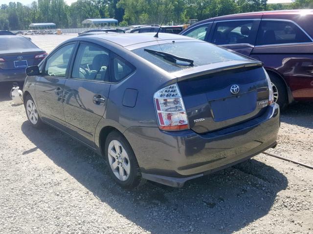 JTDKB20U083461212 - 2008 TOYOTA PRIUS GRAY photo 3