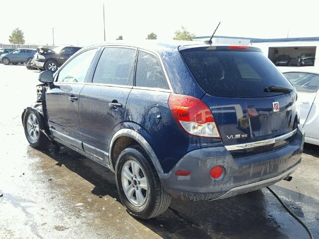 3GSCL33PX8S562141 - 2008 SATURN VUE XE BLUE photo 3