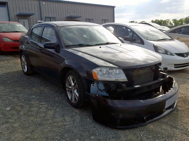 1B3BD1FG1BN515135 - 2011 DODGE AVENGER MA BLACK photo 1