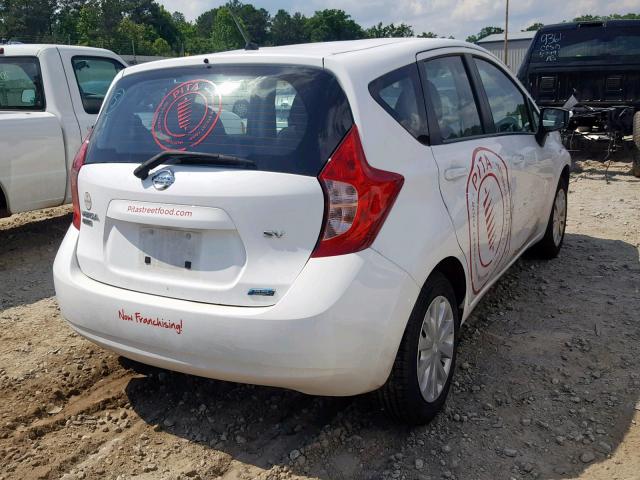 3N1CE2CP7FL441500 - 2015 NISSAN VERSA NOTE WHITE photo 4