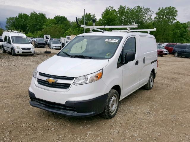 3N63M0YN6FK706082 - 2015 CHEVROLET CITY EXPRE WHITE photo 2