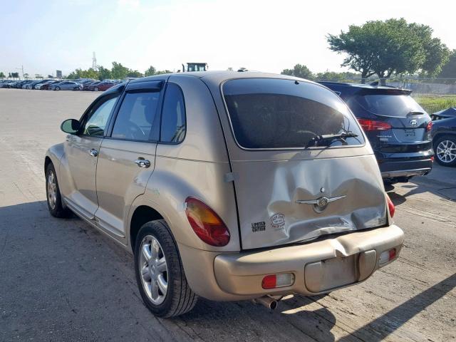 3C8FY68B64T220150 - 2004 CHRYSLER PT CRUISER GOLD photo 3