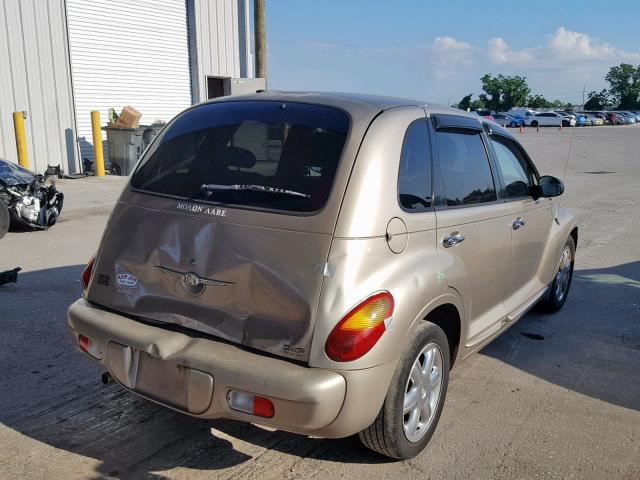 3C8FY68B64T220150 - 2004 CHRYSLER PT CRUISER GOLD photo 4