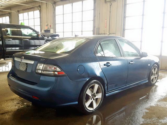 YS3FB49Y291020416 - 2009 SAAB 9-3 2.0T BLUE photo 3