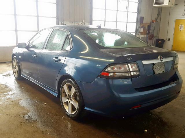 YS3FB49Y291020416 - 2009 SAAB 9-3 2.0T BLUE photo 4