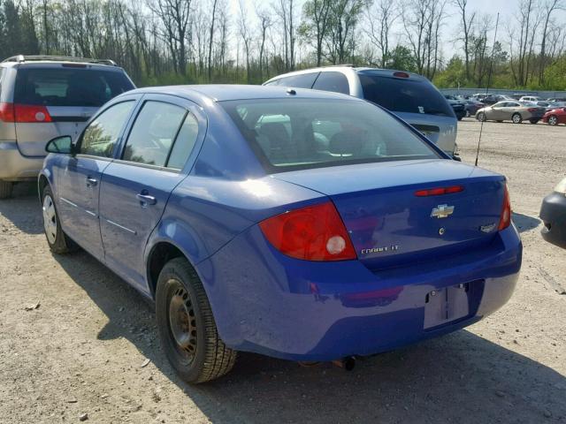 1G1AL58F387128732 - 2008 CHEVROLET COBALT LT BLUE photo 3