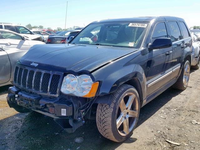 1J8HR78W29C542909 - 2009 JEEP GRAND CHER BLACK photo 2