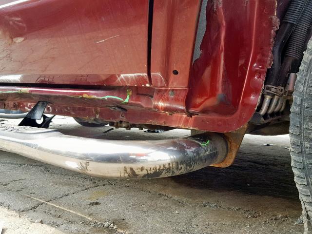 1J8HG48P97C654293 - 2007 JEEP COMMANDER BURGUNDY photo 10