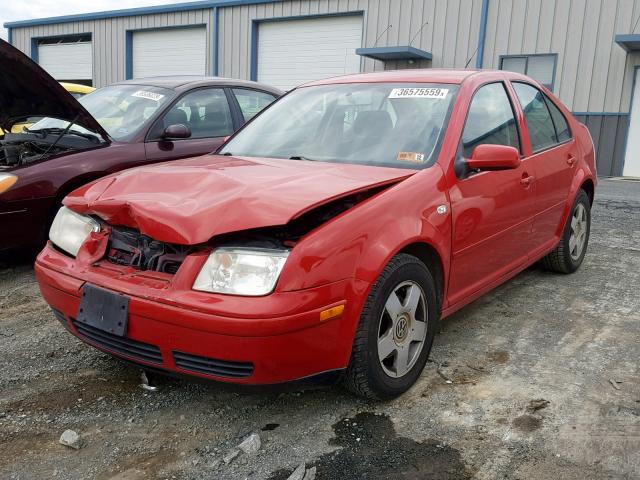 3VWRK69M43M047024 - 2003 VOLKSWAGEN JETTA GL RED photo 2