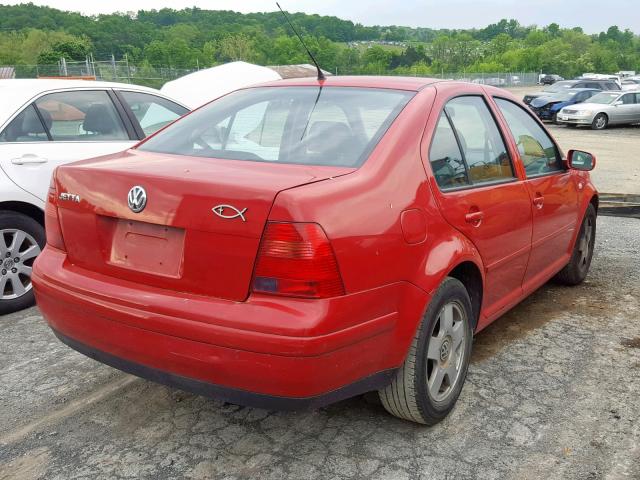 3VWRK69M43M047024 - 2003 VOLKSWAGEN JETTA GL RED photo 4