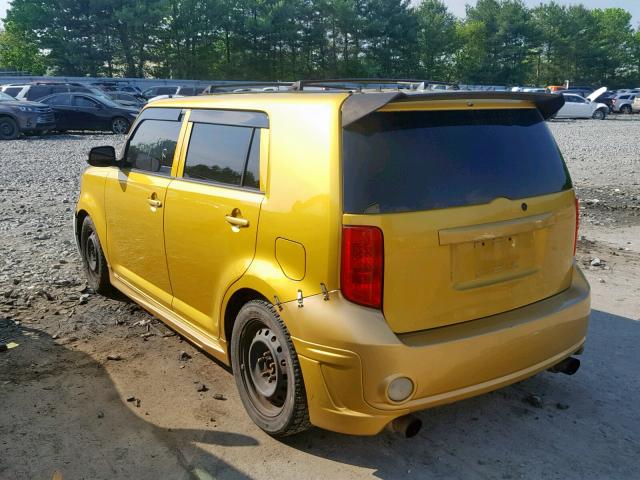 JTLKE50E081057196 - 2008 TOYOTA SCION XB 金色 照片 3