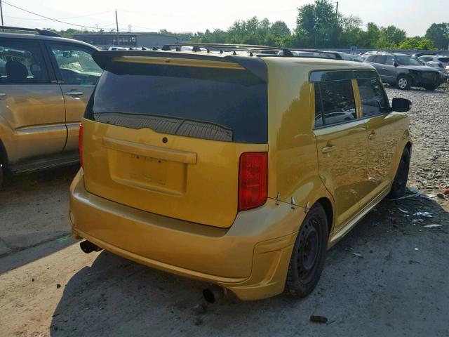 JTLKE50E081057196 - 2008 TOYOTA SCION XB 金色 照片 4