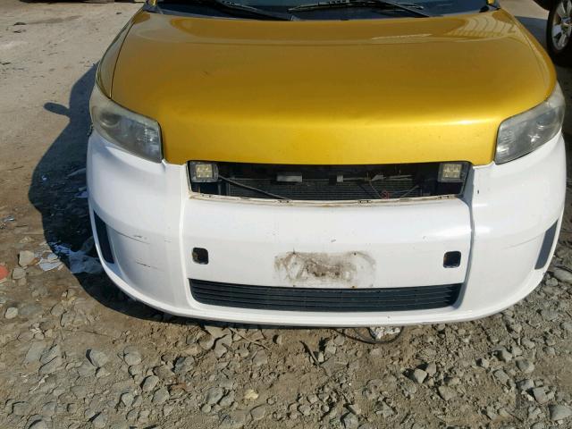 JTLKE50E081057196 - 2008 TOYOTA SCION XB 金色 照片 9