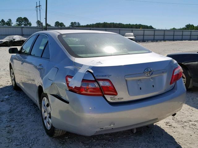 4T1BE46K27U513176 - 2007 TOYOTA CAMRY NEW SILVER photo 3