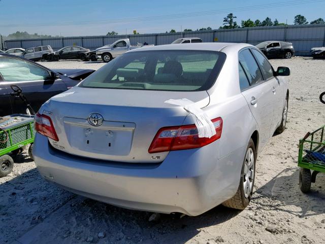 4T1BE46K27U513176 - 2007 TOYOTA CAMRY NEW SILVER photo 4