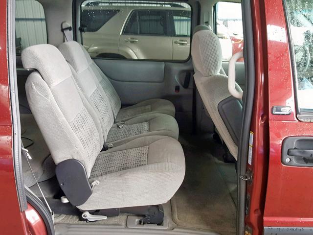 1GNDX03E43D279011 - 2003 CHEVROLET VENTURE RED photo 6