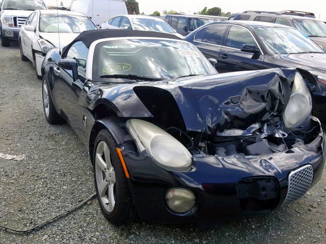 1G2MB35B17Y137276 - 2007 PONTIAC SOLSTICE BLACK photo 1